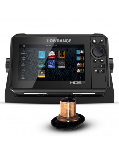 Lowrance HDS 7 Live con Transductor Pasacascos B148 HDI xSonic 600w