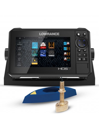 Lowrance HDS 7 Live con Transductor Pasacascos B45 xSonic 600w