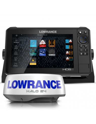 Pack de Radar HALO24 y Lowrance HDS 9 Live