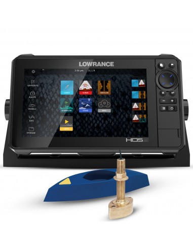 Lowrance HDS 9 Live con Transductor Pasacascos Airmar B275LHW xSonic 1Kw