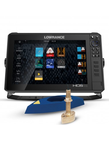 Lowrance HDS 12 Live con Transductor Pasacascos B275LHW xSonic 1kW