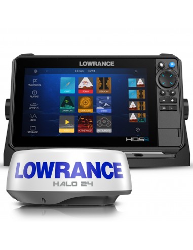 Pack de Radar HALO24 Lowrance HDS 9 Pro