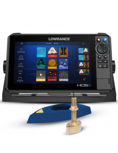 Lowrance HDS 9 Pro con Transductor Pasacascos B275LHW xSonic 1kW