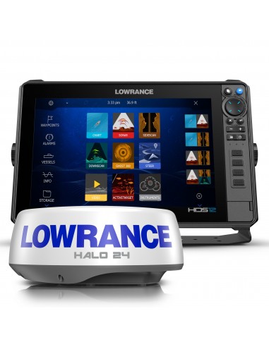 Pack de Radar HALO24 Lowrance HDS 12 Pro