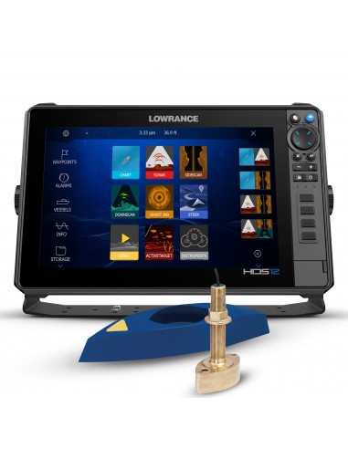 Lowrance HDS 12 Pro con Transductor Pasacascos B275LHW xSonic 1kW