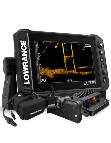 Lowrance Elite FS 9 ActiveTarget 2 y Powerymax TX50