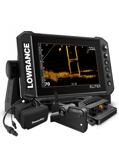 Lowrance Elite FS 7 con Transductor ActiveTarget 2 y Bateria de Litio PoweryMax TX50