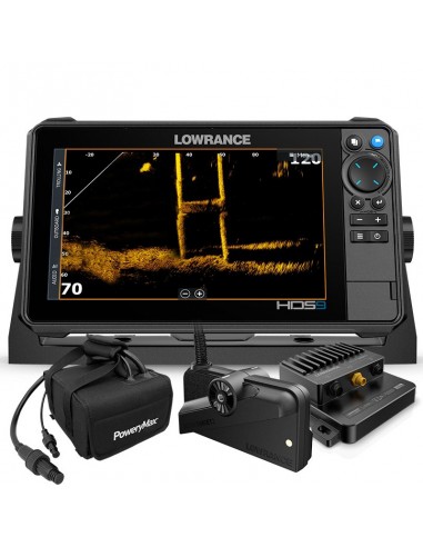 Lowrance HDS 9 Pro con Transductor ActiveTarget 2 y Batería de Litio PoweryMax TX50