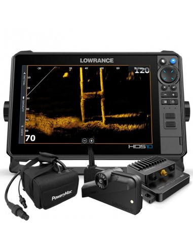 Lowrance HDS 10 Pro con Transductor ActiveTarget 2 y Batería de Litio PoweryMax TX50