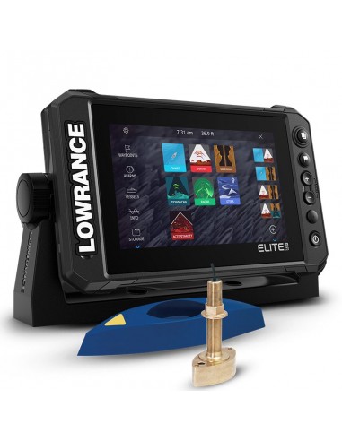 Lowrance Elite FS 7 con Transductor Pasacascos B45 xSonic 600w