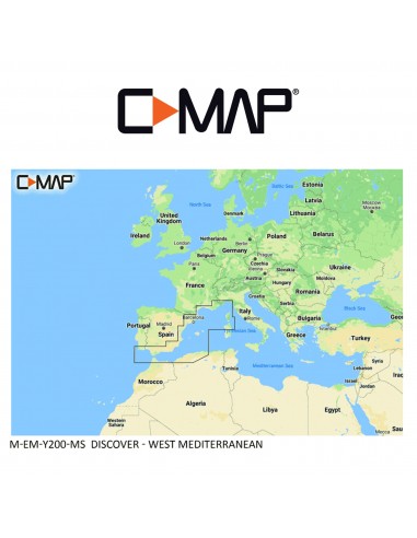 C-MAP DISCOVER M-EM-Y200-MS West Mediterranean