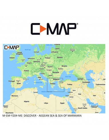 C-MAP DISCOVER M-EM-Y204-MS Aegean Sea & Sea of Marmara