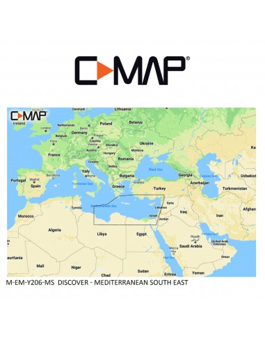 C-MAP DISCOVER M-EM-Y206-MS Mediterranean South East