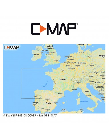 C-MAP DISCOVER M-EW-Y207-MS Bay of Biscay