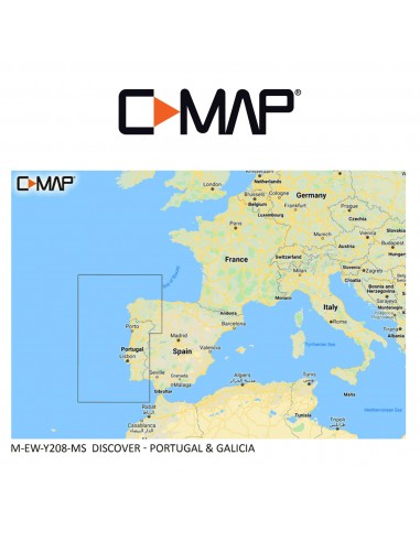 C-MAP DISCOVER M-EW-Y208-MS Portugal & Galicia