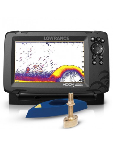 Lowrance HOOK Reveal 7 con Pasacascos Airmar B45 600w 50/200kHz