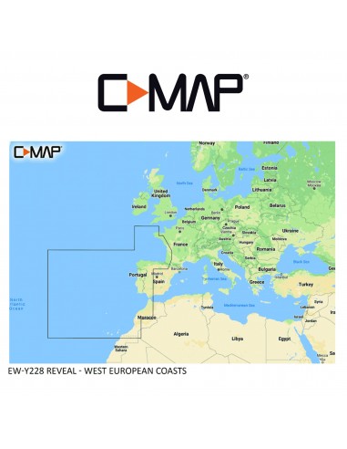 C-MAP REVEAL M-EW-Y227-MS North-West European Coasts