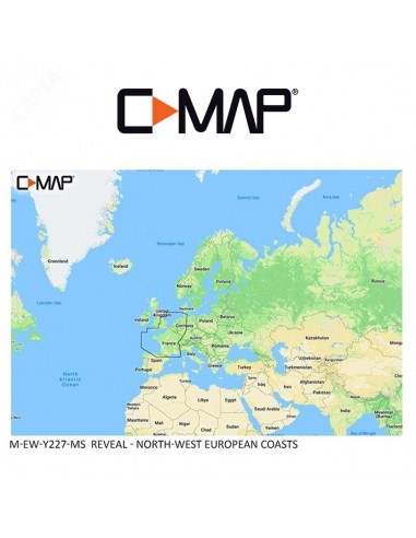 C-MAP REVEAL M-EW-Y227-MS North-West European Coasts