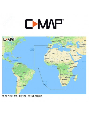 C-MAP REVEAL M-AF-Y210-MS West Africa