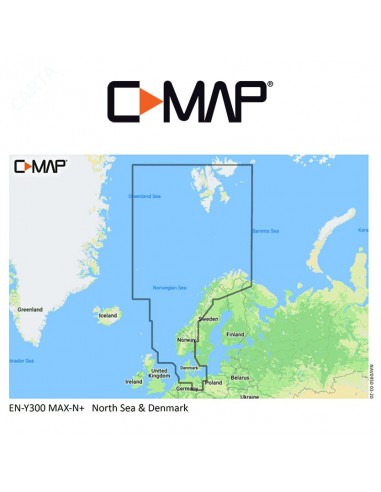 C-MAP REVEAL M-EN-Y300-MS North Sea & Denmark