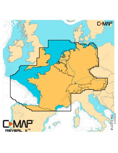 C-MAP REVEAL X EW-T-227-R-MS - North-West Europe