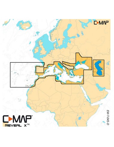 C-MAP DISCOVER X EM-T-045-D-MS - Southern Europe