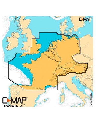 C-MAP DISCOVER X EW-T-227-D-MS - North-West Europe