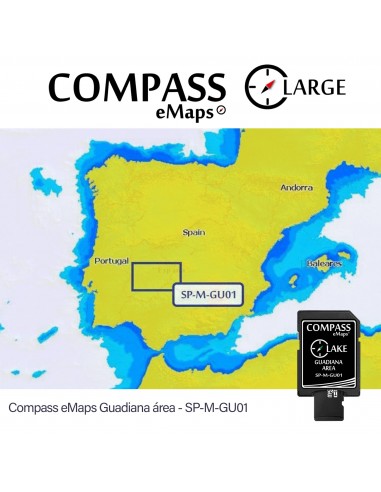 Cartografía Compass eMaps Guadiana área