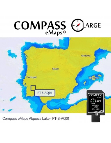 Cartografía Compass eMaps Alqueva Lake