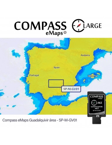 Cartografía Compass eMaps Guadalquivir área