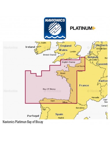 Cartografía Navionics Platinum+ XL Bay of Biscay -Spain