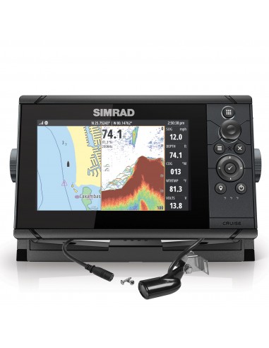 Sonda GPS Plotter Simrad Cruise 7 con transductor 83/200 kHz