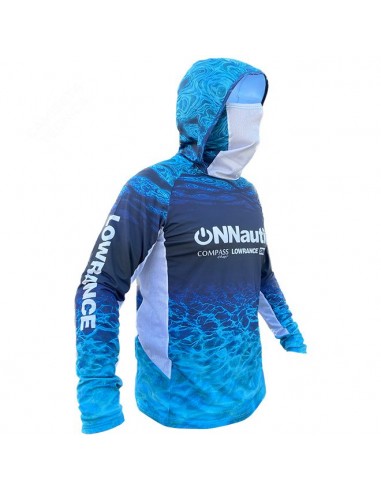 Camiseta Técnica de Pesca ONNautic Blue. Lowrance ONNautic