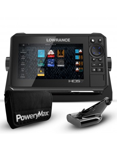 Lowrance HDS 7 Live PoweryMax Ready con Transductor HDI 50/200 600W DownScan