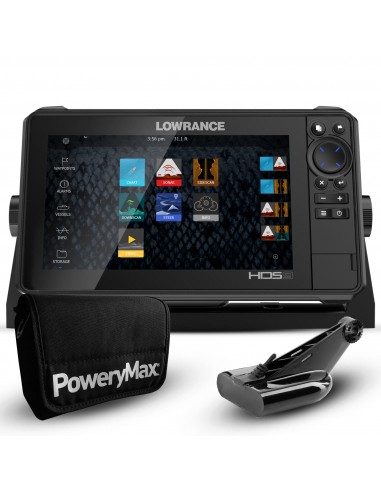 Lowrance HDS 9 Live PoweryMax Ready con Transductor HDI 50/200 600W DownScan