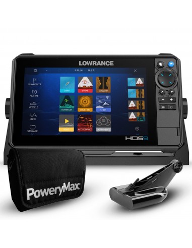 Lowrance HDS 9 Pro PoweryMax Ready con Transductor HDI 50/200 600W DownScan