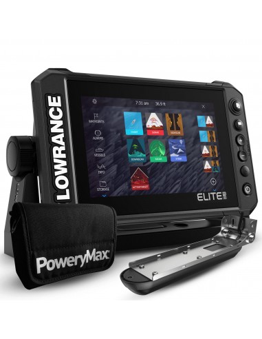 Lowrance Elite FS 9 PoweryMax Ready con Transductor Active Imaging 3 en 1