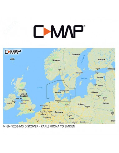 C-MAP DISCOVER M-EN-Y205-MS Karlskrona to Emden