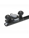 Base BORIKA Fasten FFR222B NEGRO montaje en rail "C-shaped track"