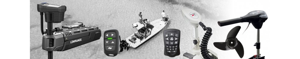 Motores eléctricos para barcos y sus accesorios