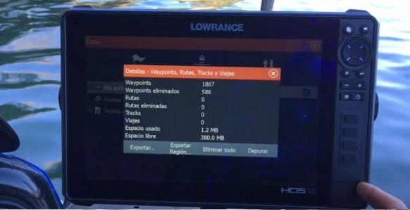 Cómo exportar los waypoints de tu GPS Lowrance y Simrad